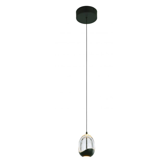 zwarte druppel hanglamp egg